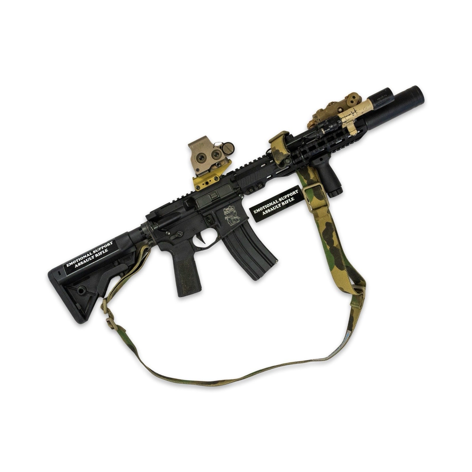 Emotional Support Assault Rifle Sticker