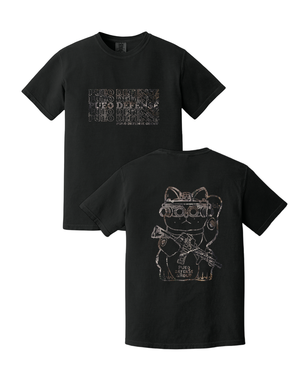 OG CAT NODS REPEATER TEE - SOGGY OAK