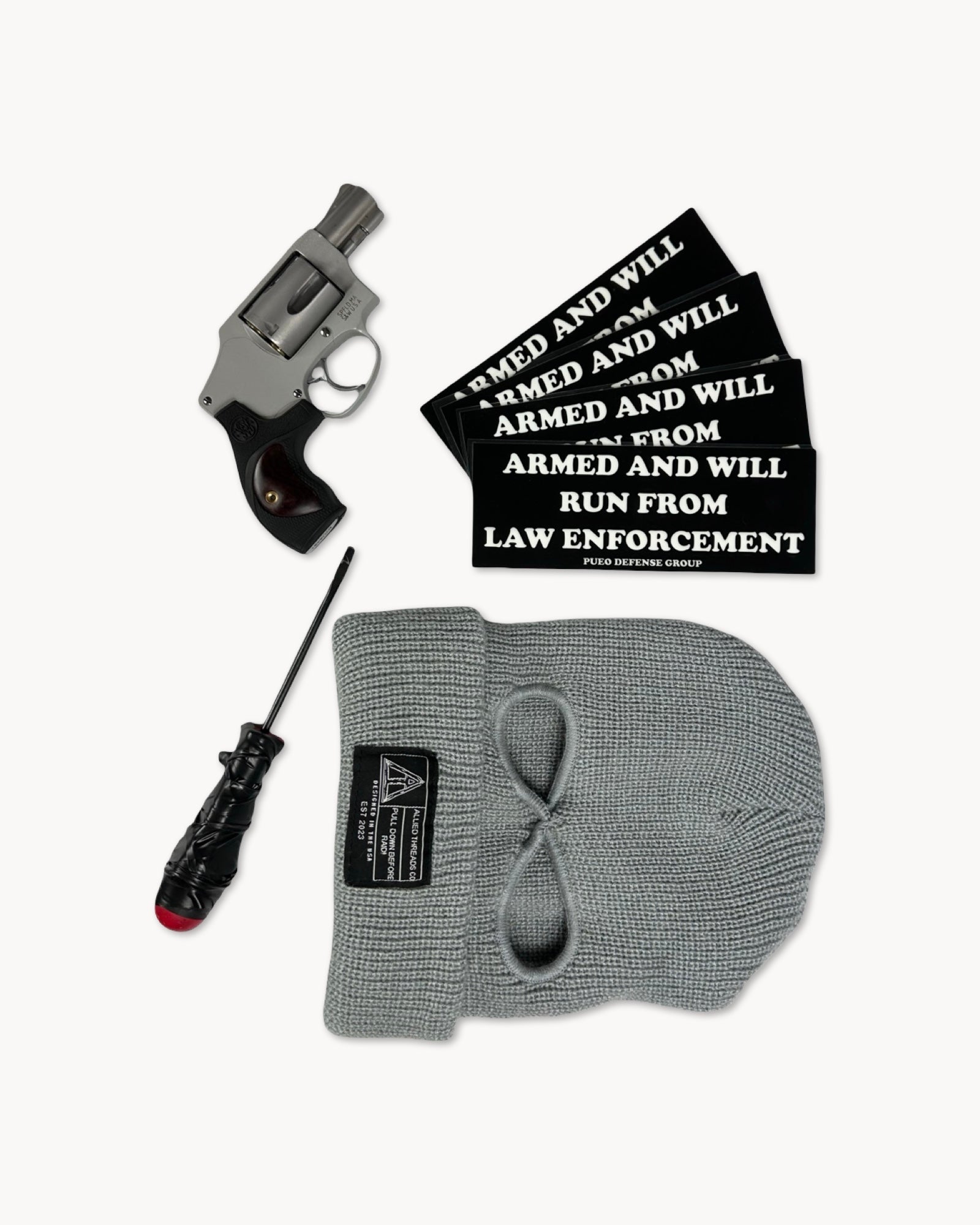 Armed & Will Run Sticker