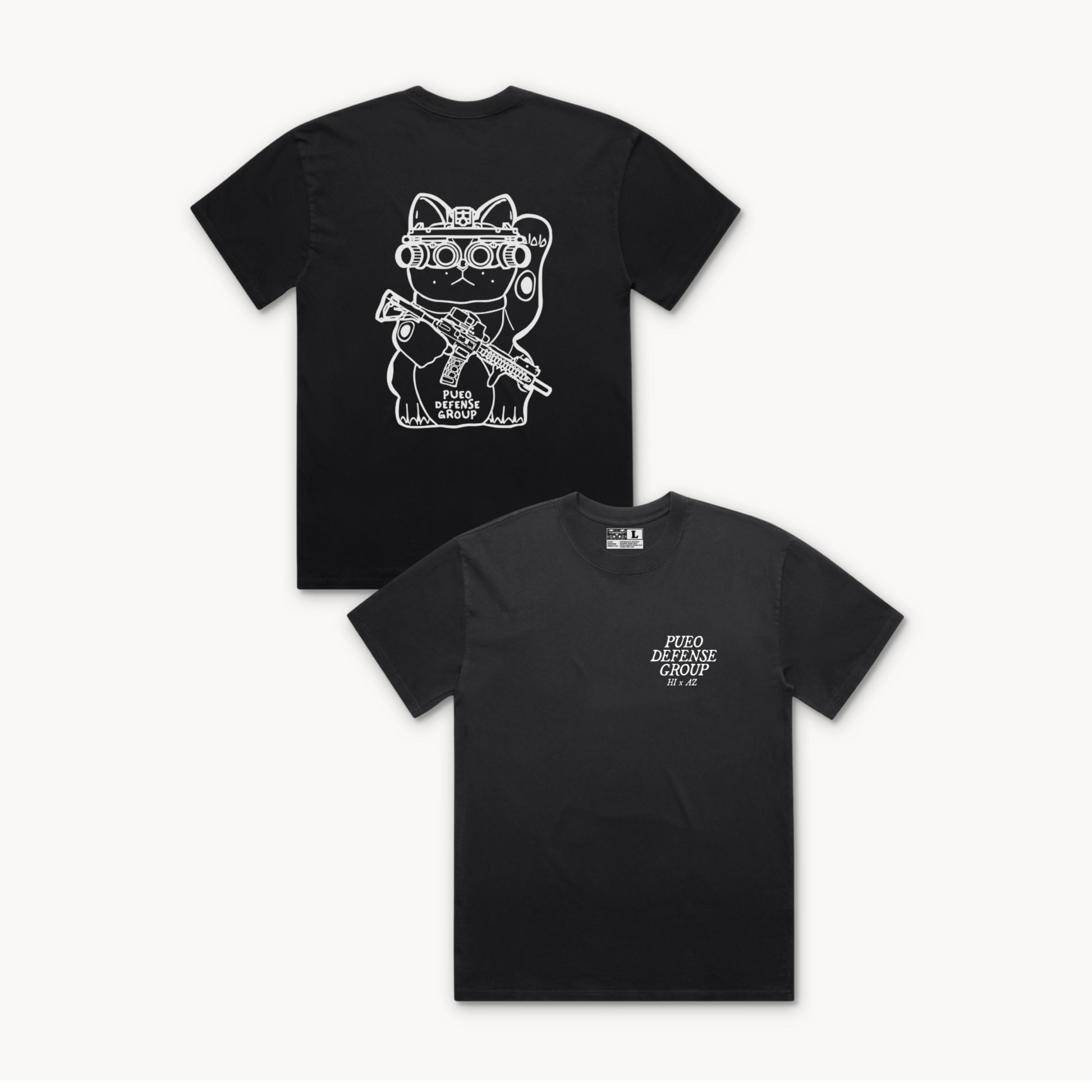 Pueo Defense Group Tee - Black (Pre-Order)