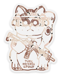 OG CAT NODS STICKER - CHOCO CHIP TRANSLUCENT