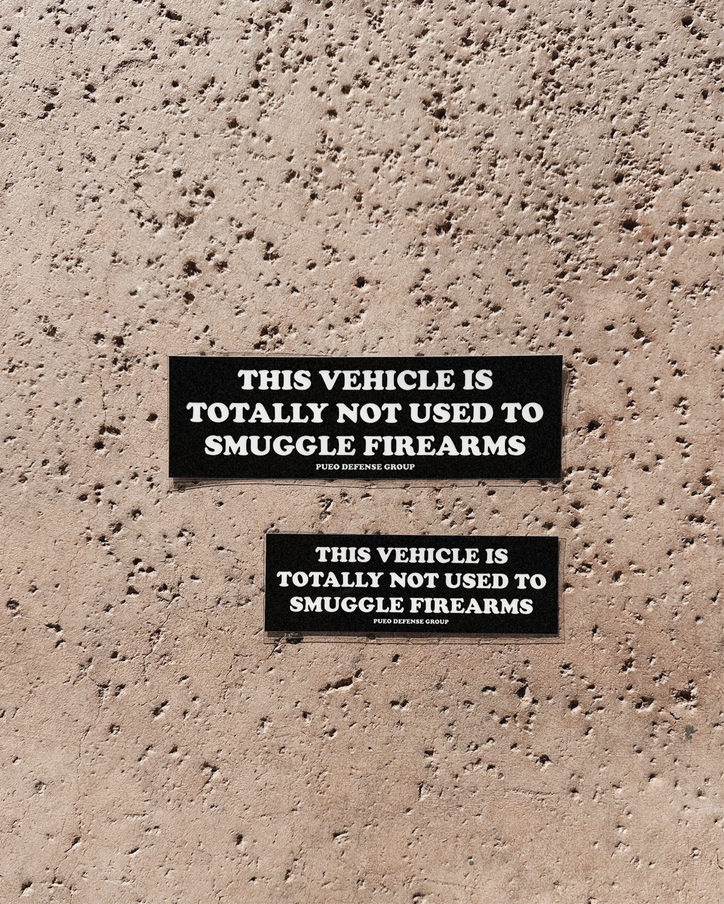 Firearm Smuggling Vehicle - Sticker