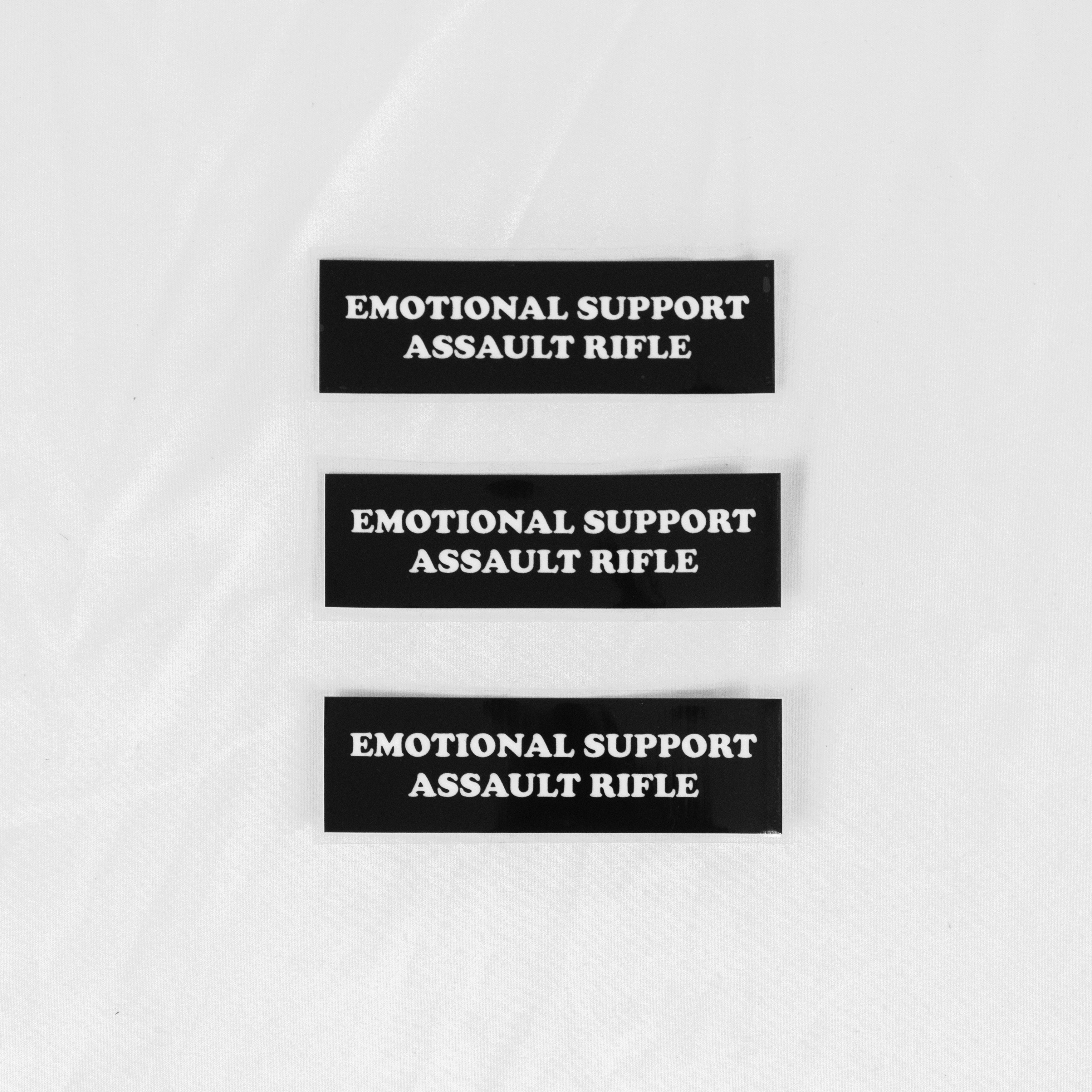 EMOTIONAL SUPPORT ASSAULT RIFLE STICKER – Pueo Defense Group