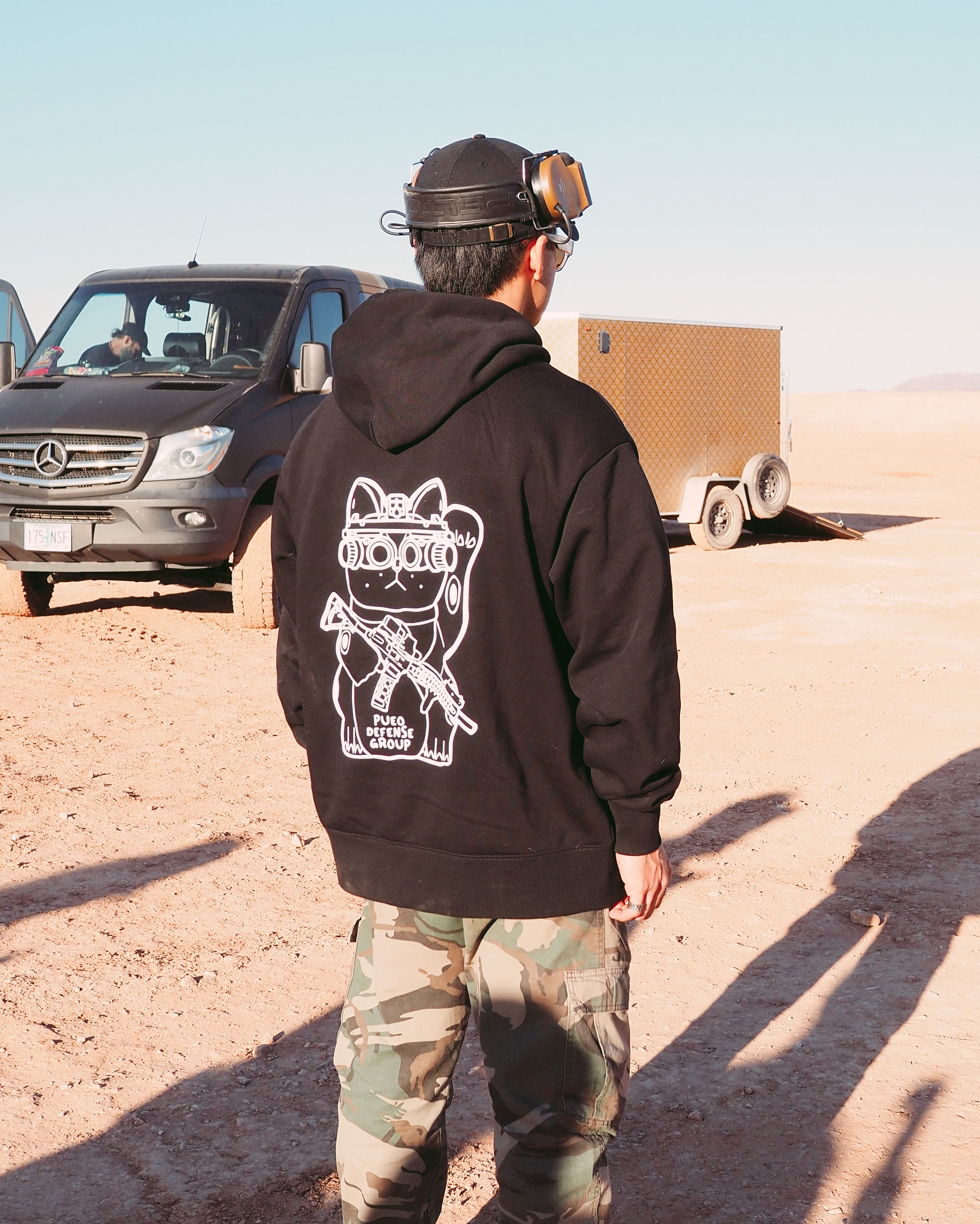 Pueo Defense Group Heavy Hoodie