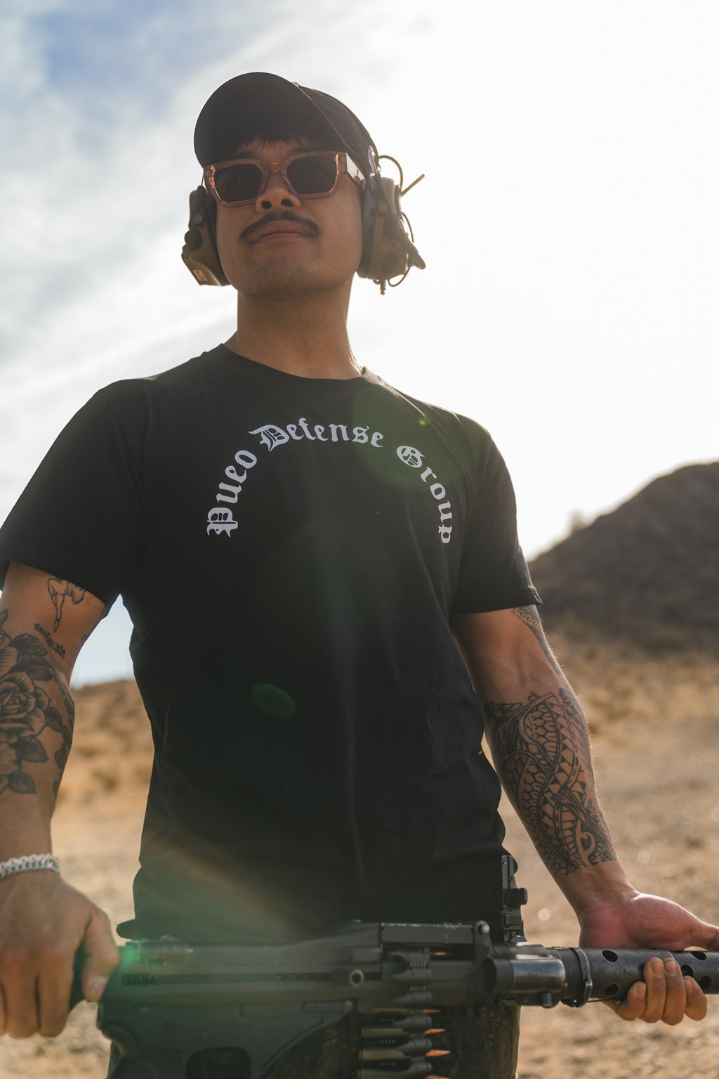 Pueo Defense Group Wai Side Tee - Black