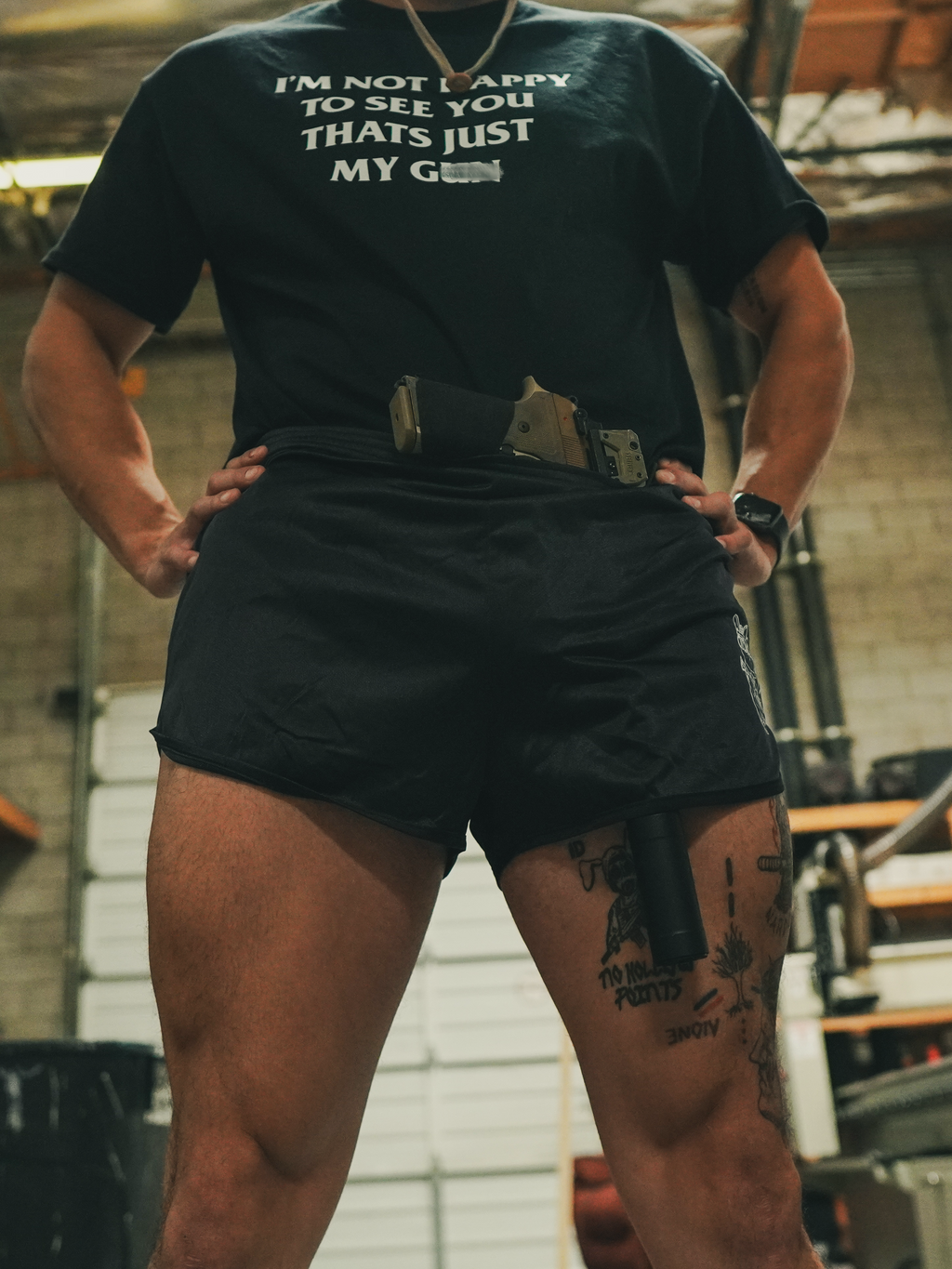 Super Shorty Short Shorts - Black