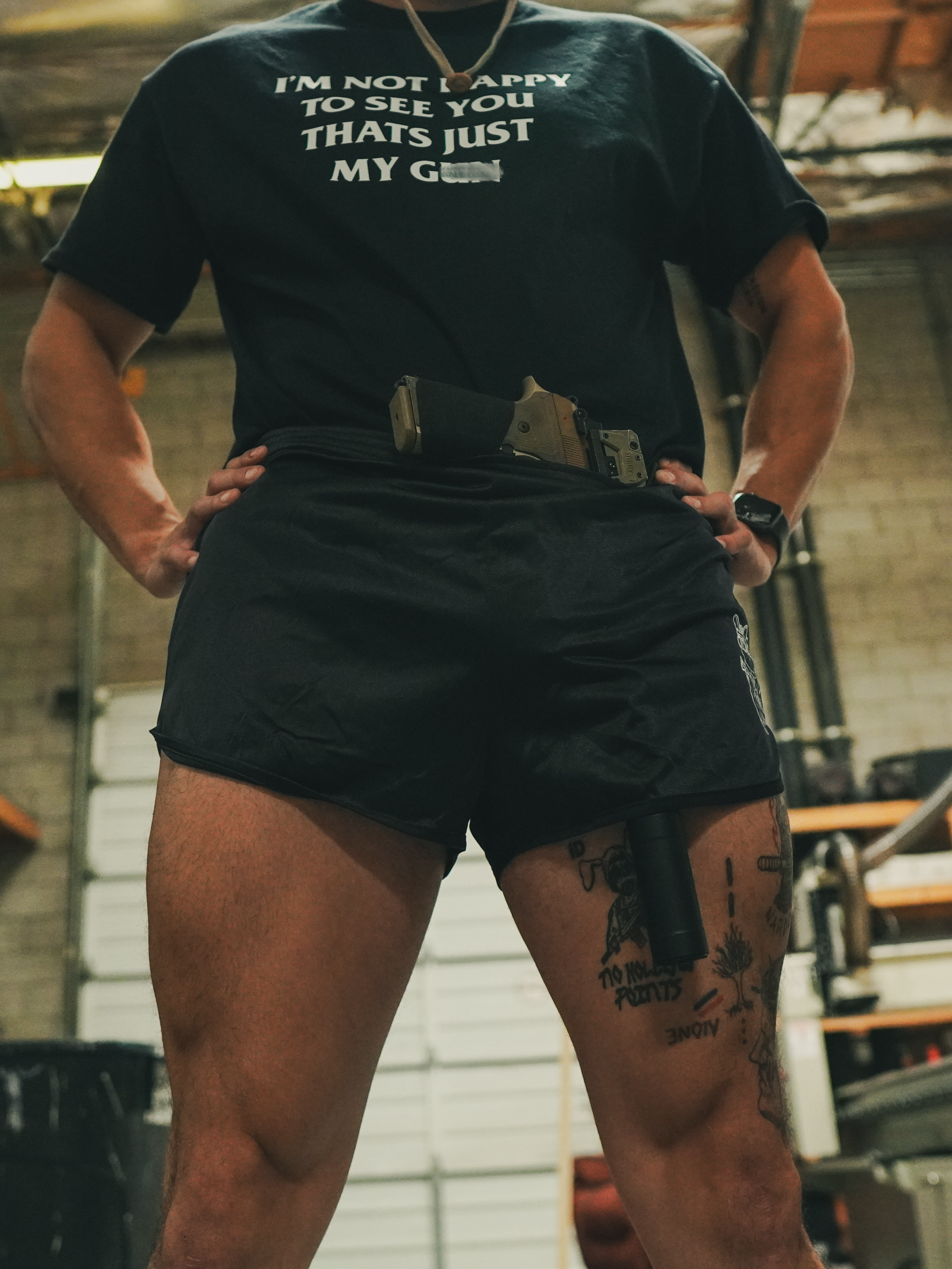 Super Shorty Short Shorts - Black