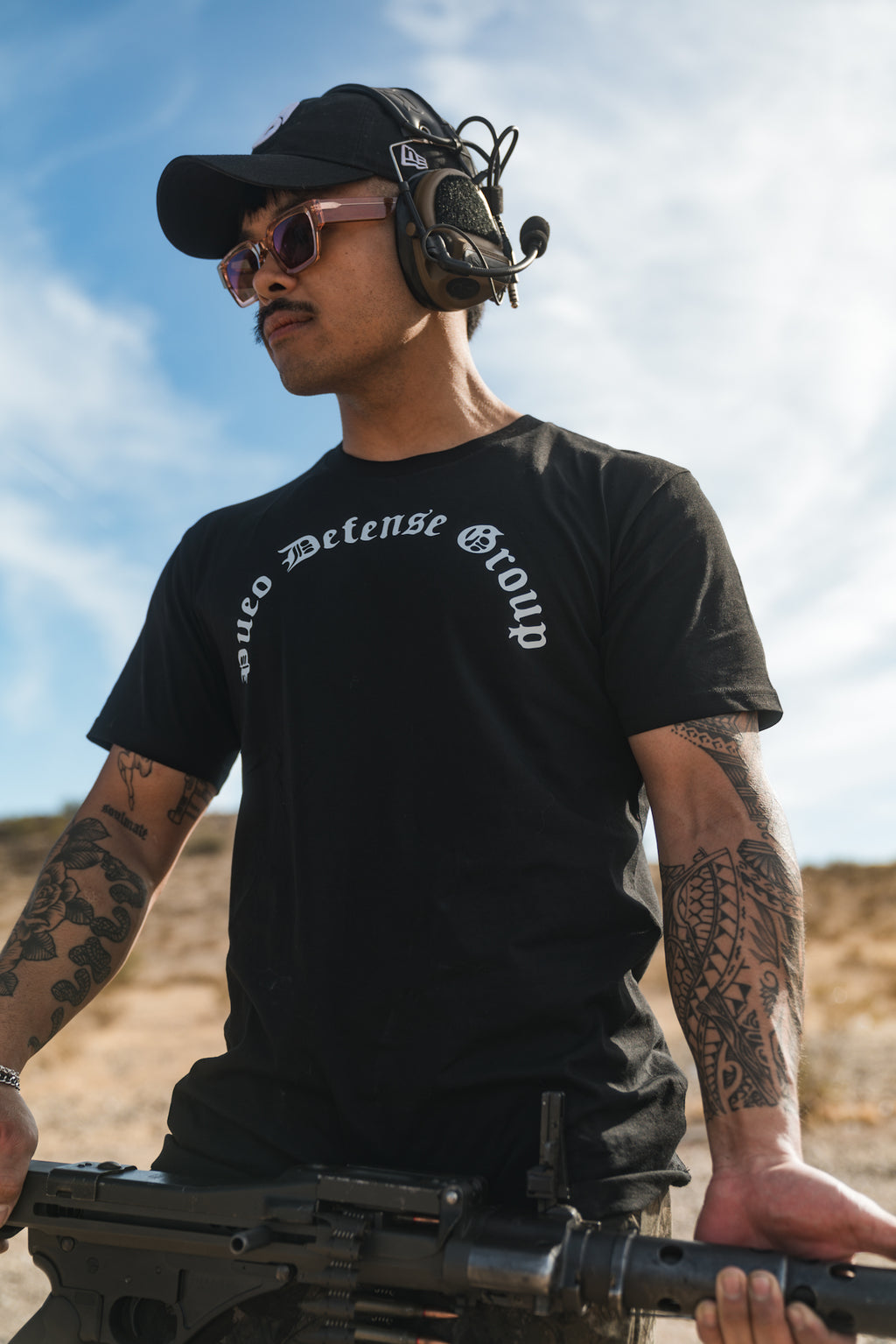 Pueo Defense Group Wai Side Tee - Black