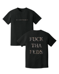 F*CK THA FEDS TEE - SOGGY OAK / WHITE
