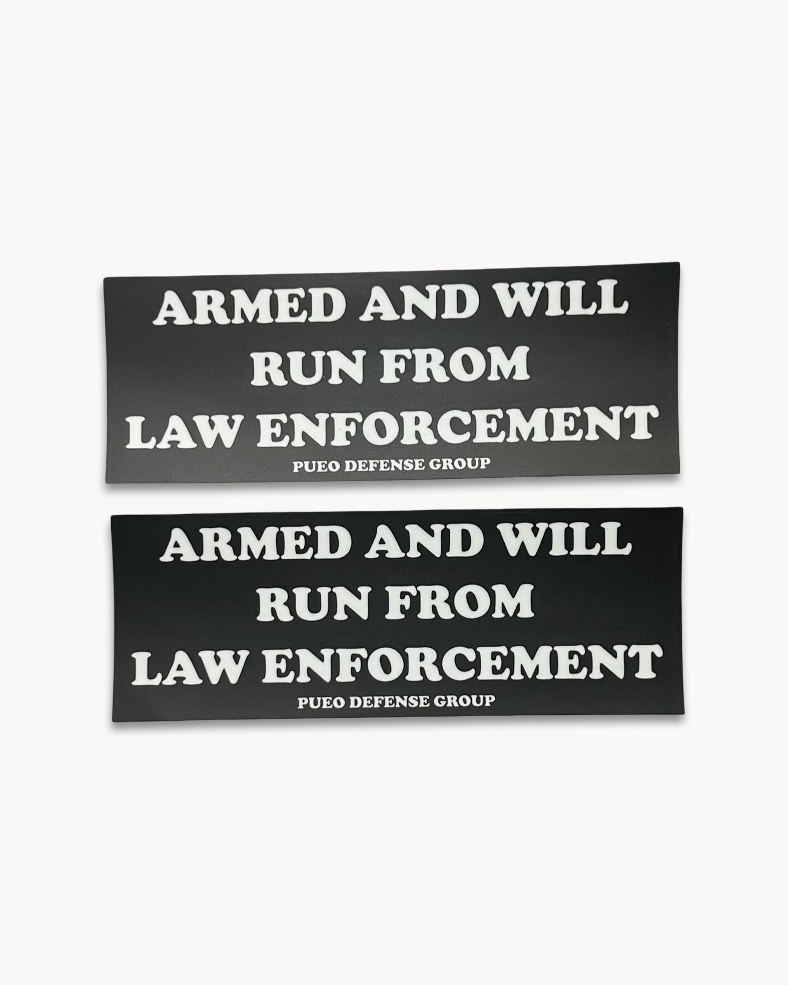 Armed & Will Run Sticker