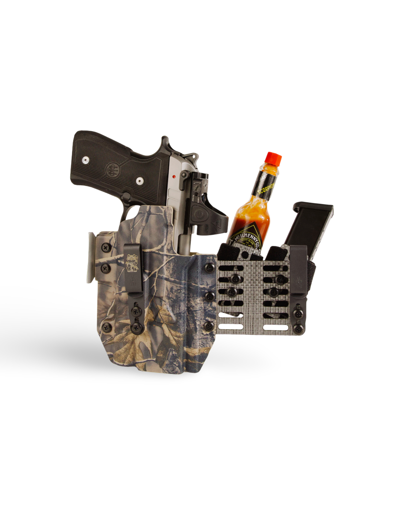 JINGO UNIVERSAL HOLSTER - DOUBLE WING - SOGGY OAK