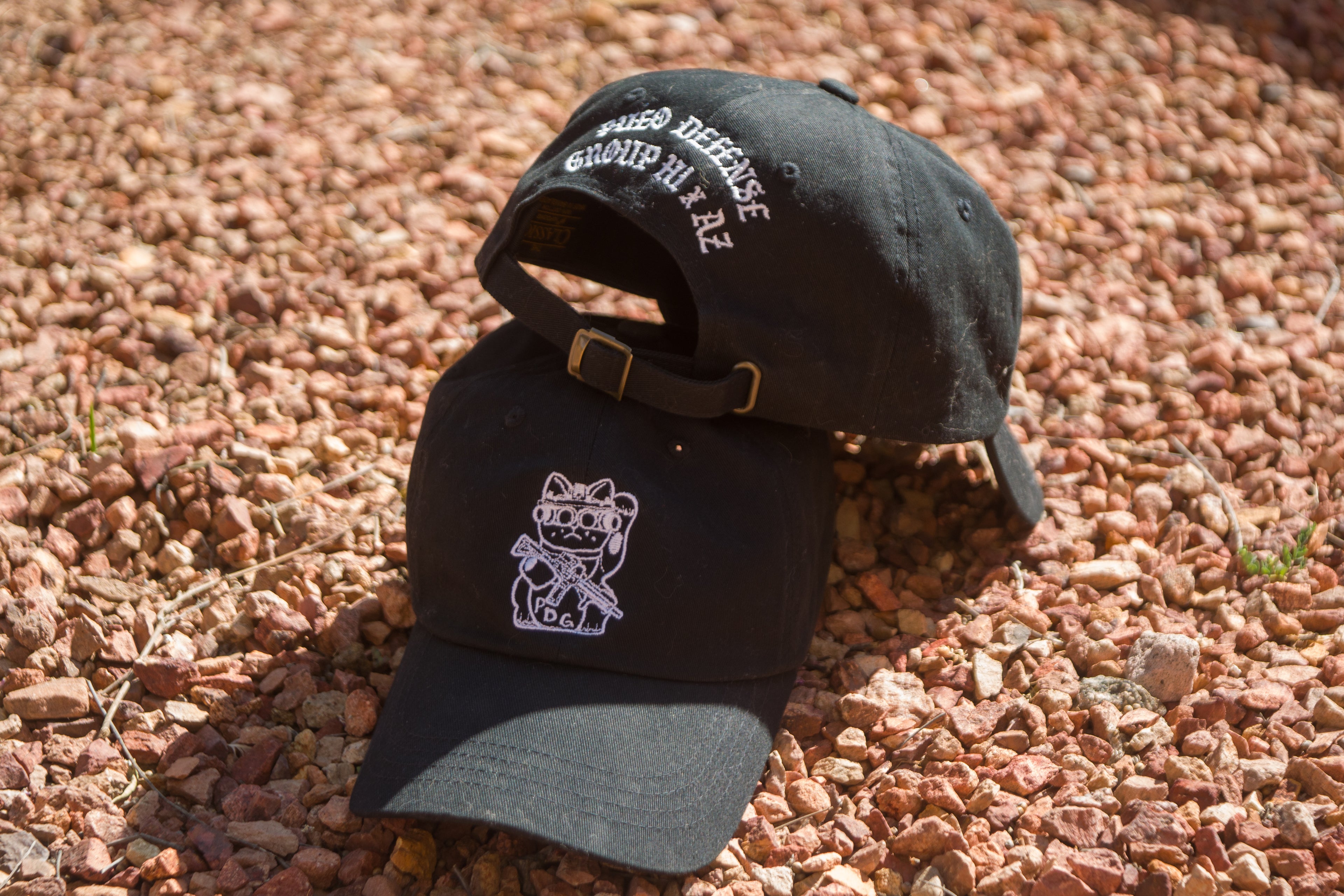 Pueo Defense Group Dad Hat Black