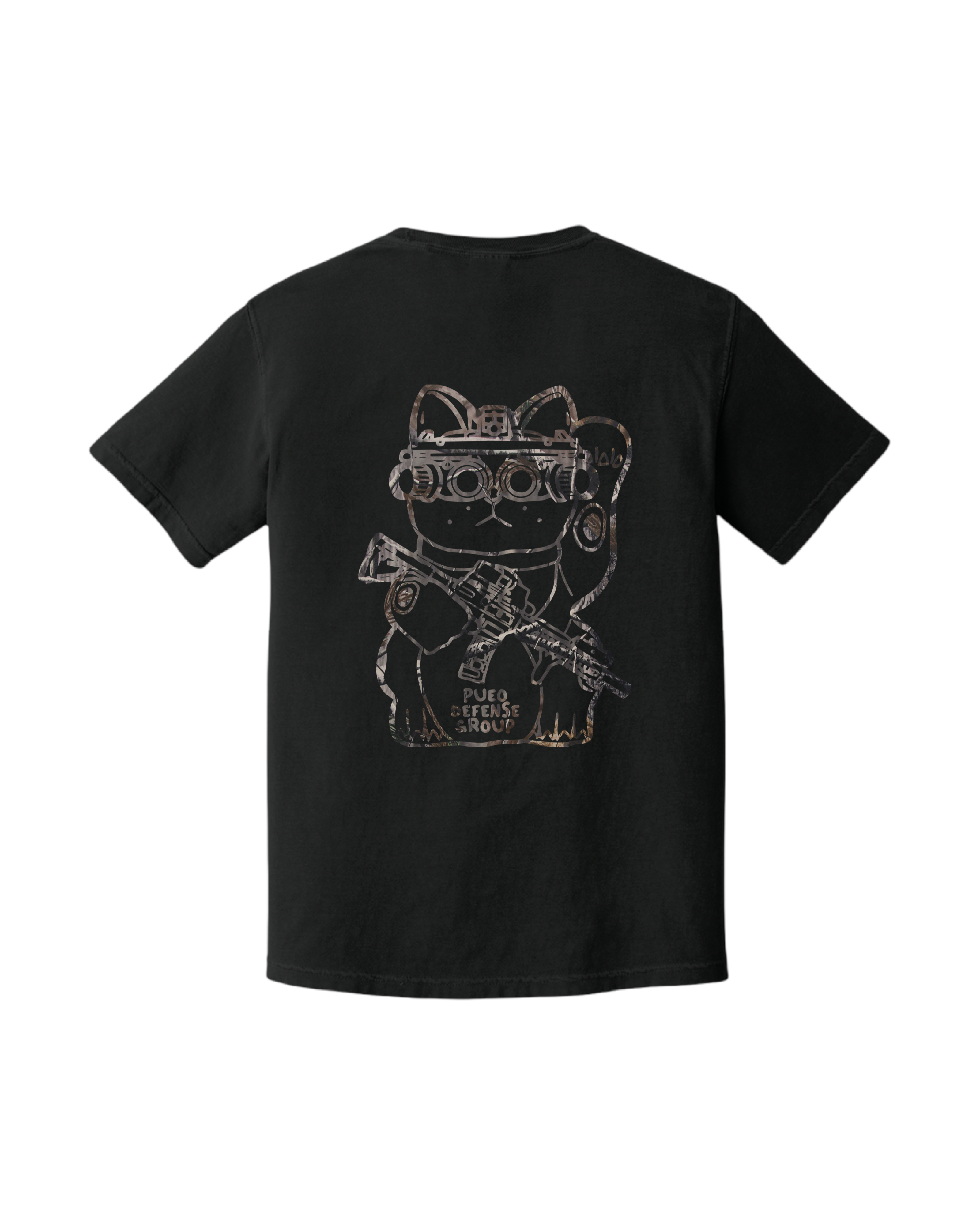 OG CAT NODS REPEATER TEE - SOGGY OAK