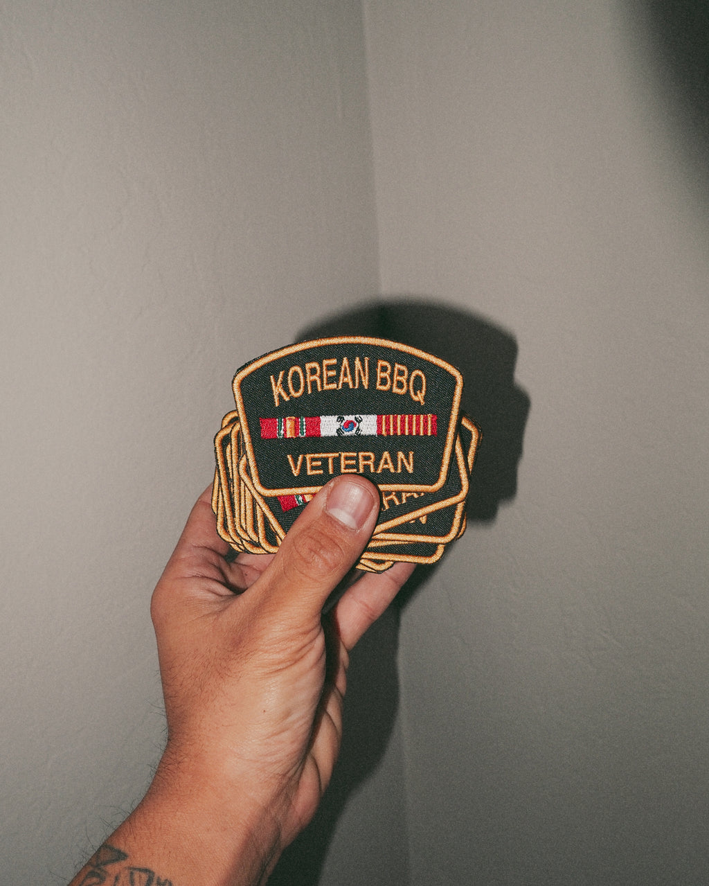 Korean BBQ Veteran Patch - Hook & Loop