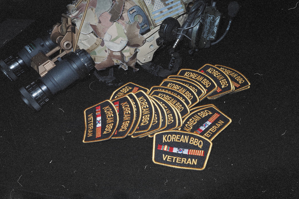 Korean BBQ Veteran Patch - Hook & Loop