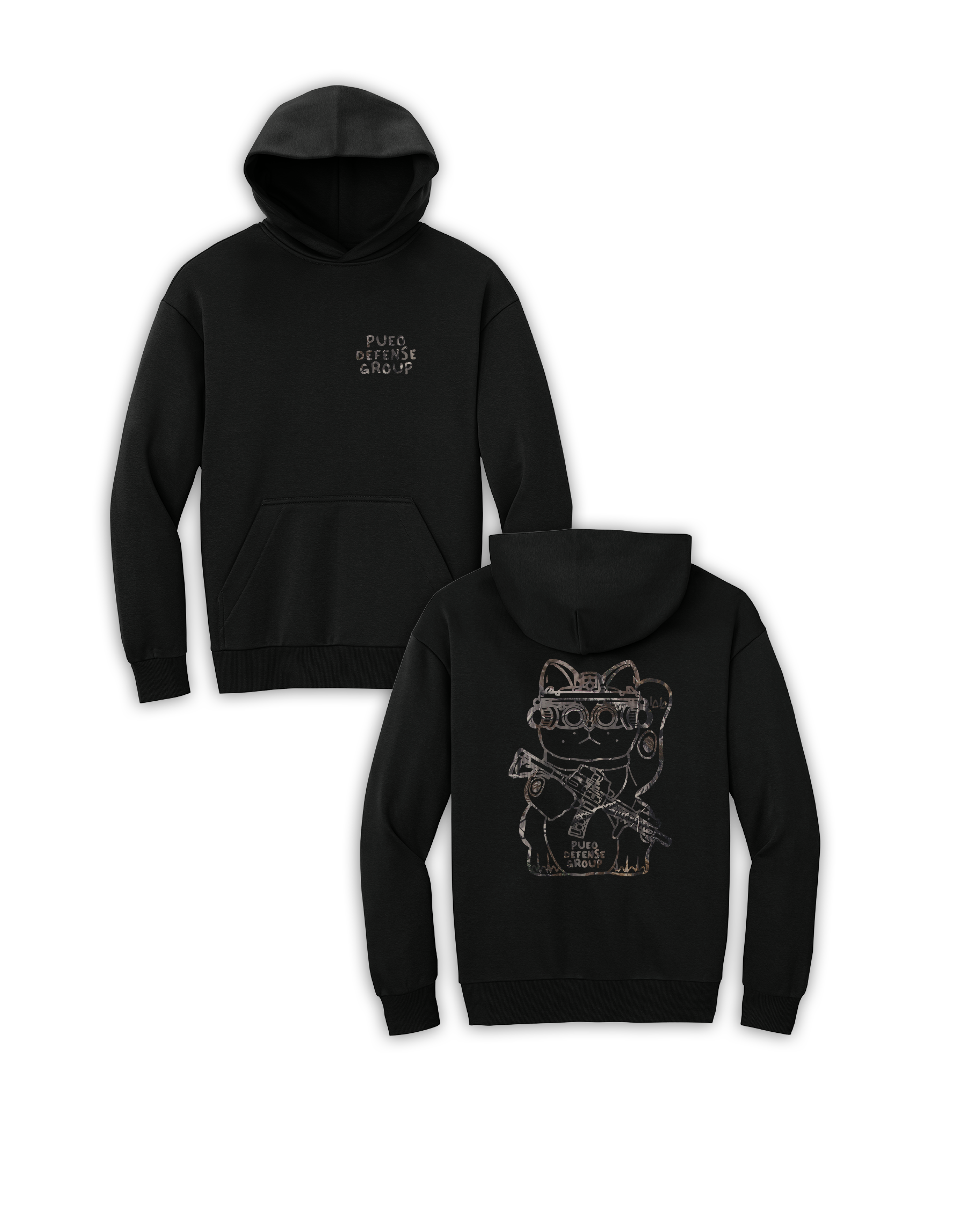 OG CAT NODS OVERSIZED HOODIE - SOGGY OAK