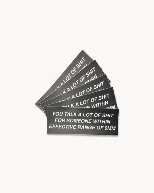 Effective Range Sticker
