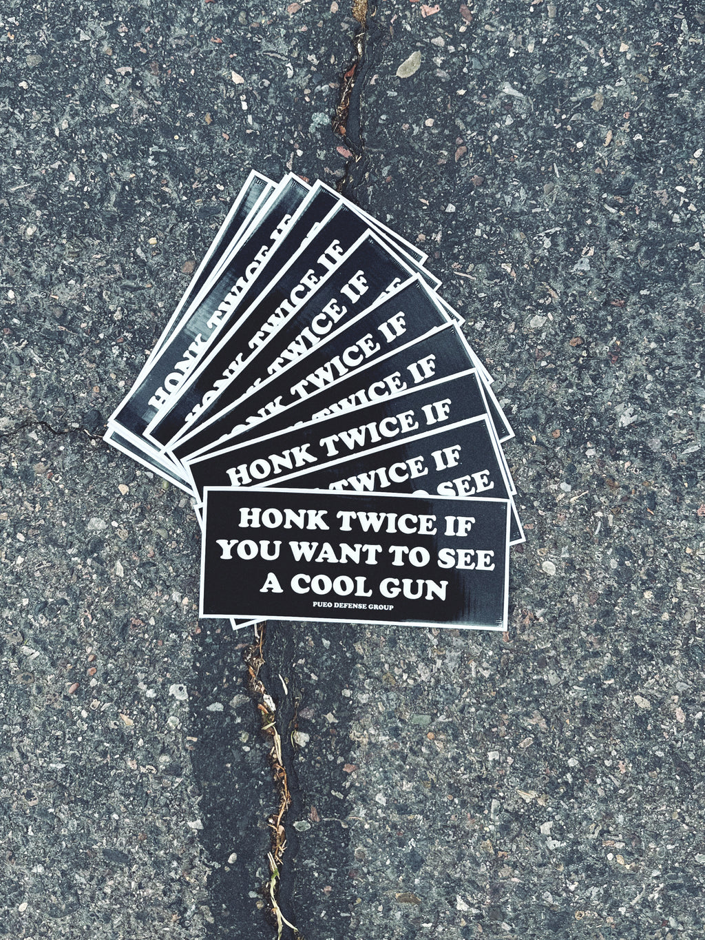 Honk Twice If You Want To See A Cool Gun Sticker