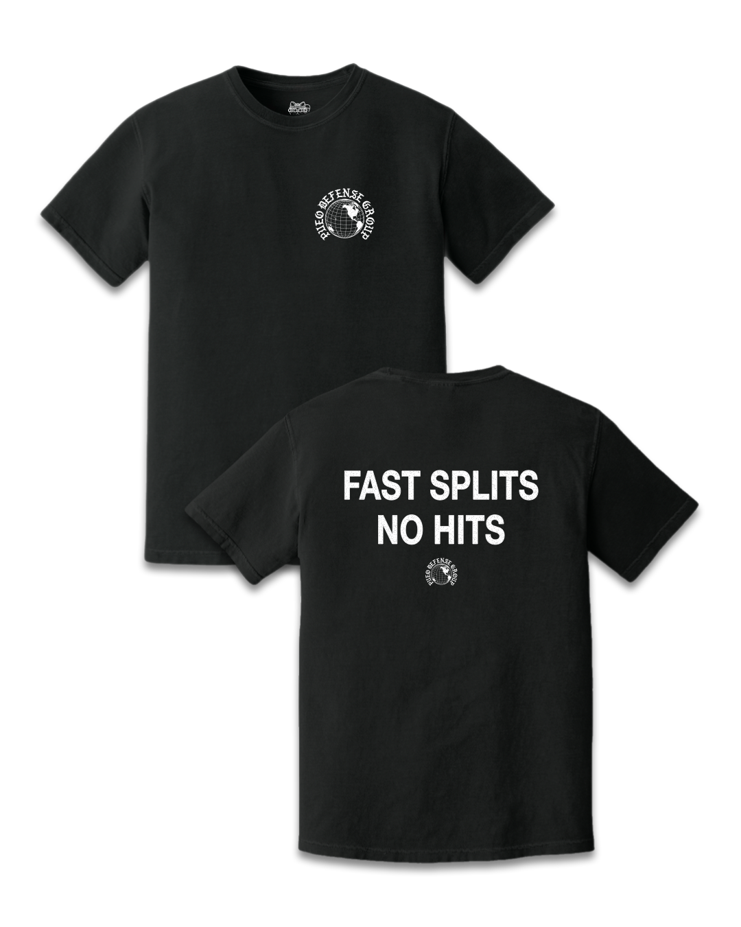 FAST SPLITS NO HITS TEE - BLACK