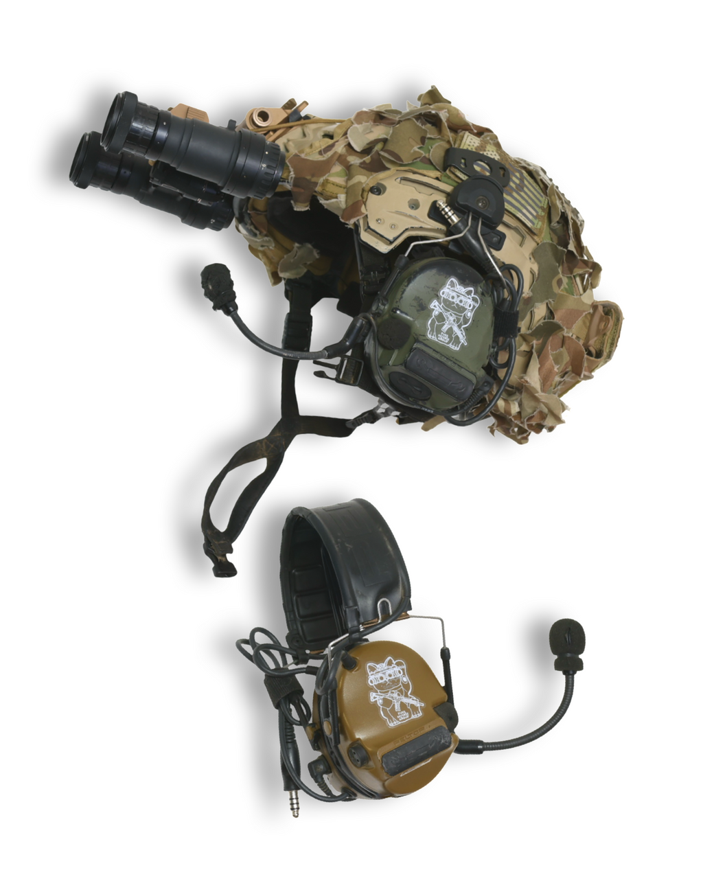 Mini Maneki NODs (5 Pack) - Sticker Translucent