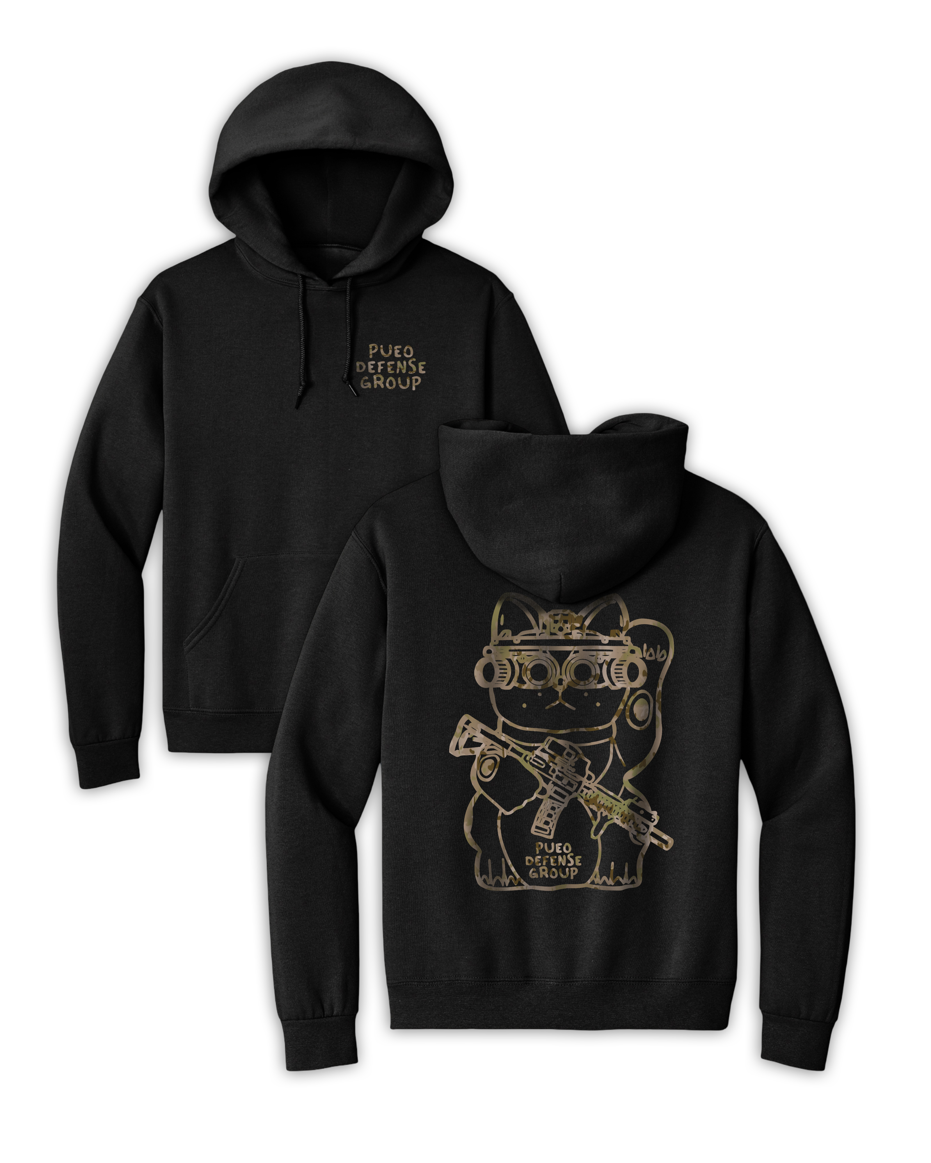OG CAT NODS MIDWEIGHT HOODIE  - ARID