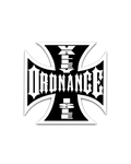 IRON CROSS STICKER - BLACK
