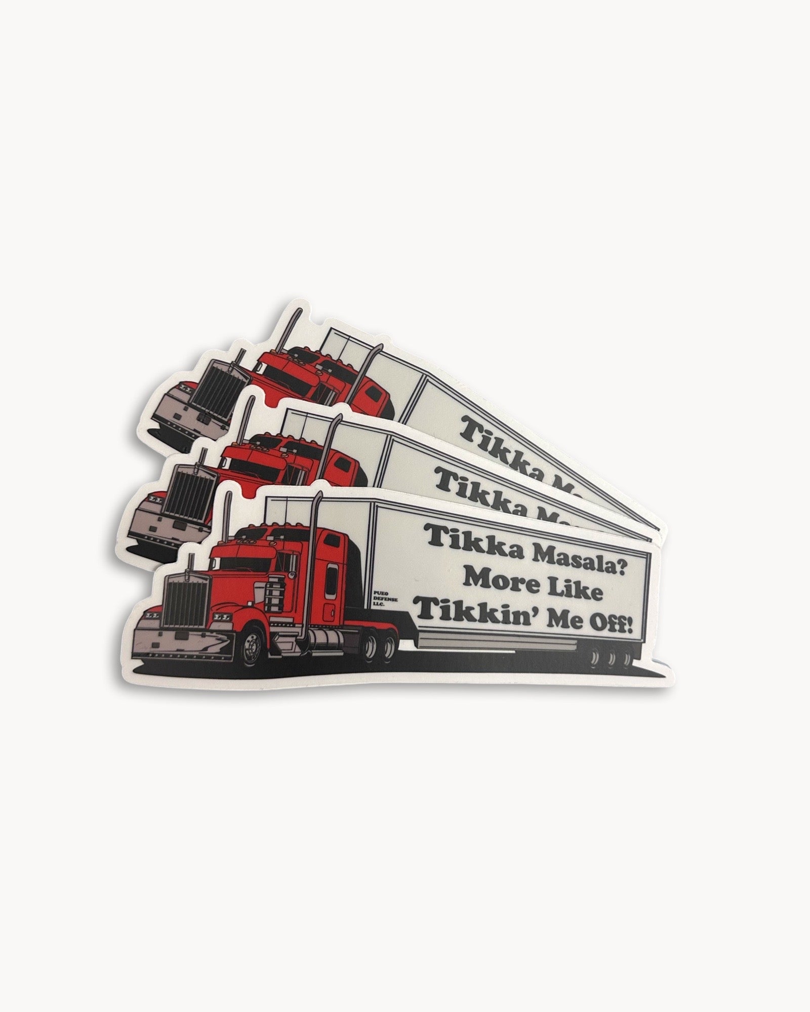 Tikkin' Me Off Sticker (Pre-Order)