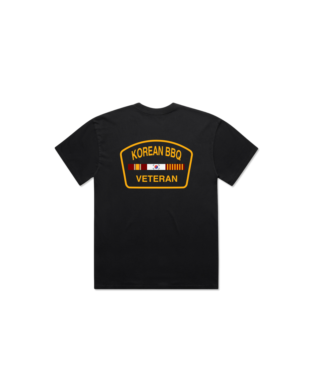 KOREAN BBQ VETERAN TEE - BLACK