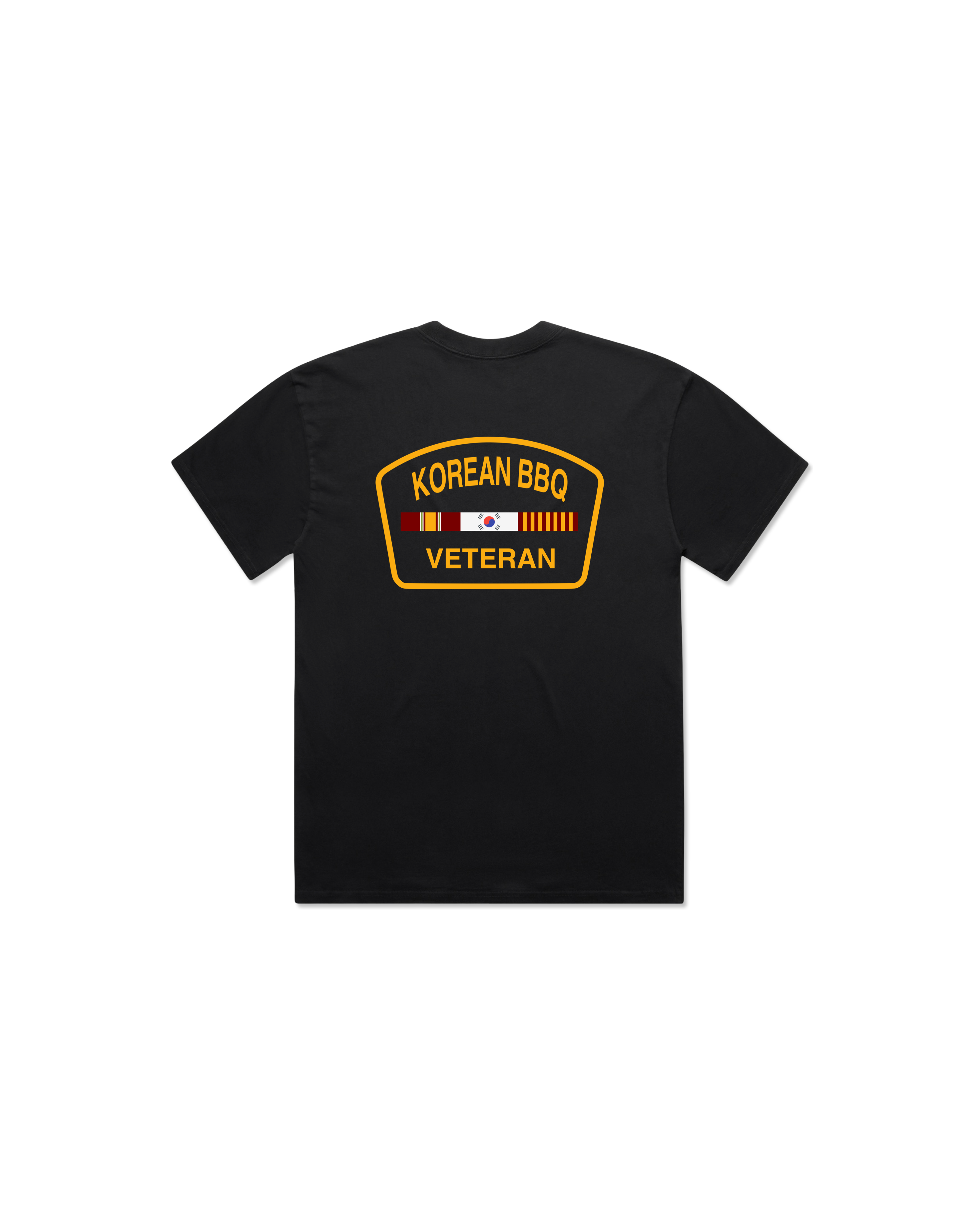 KOREAN BBQ VETERAN TEE - BLACK