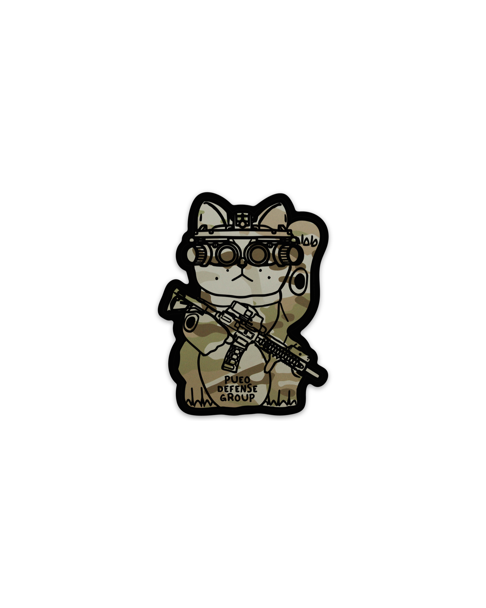 OG CAT NODS STICKER - ARID