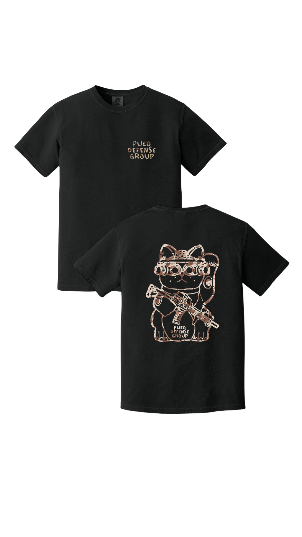 OG CAT NODS TEE - CHOCO CHIP