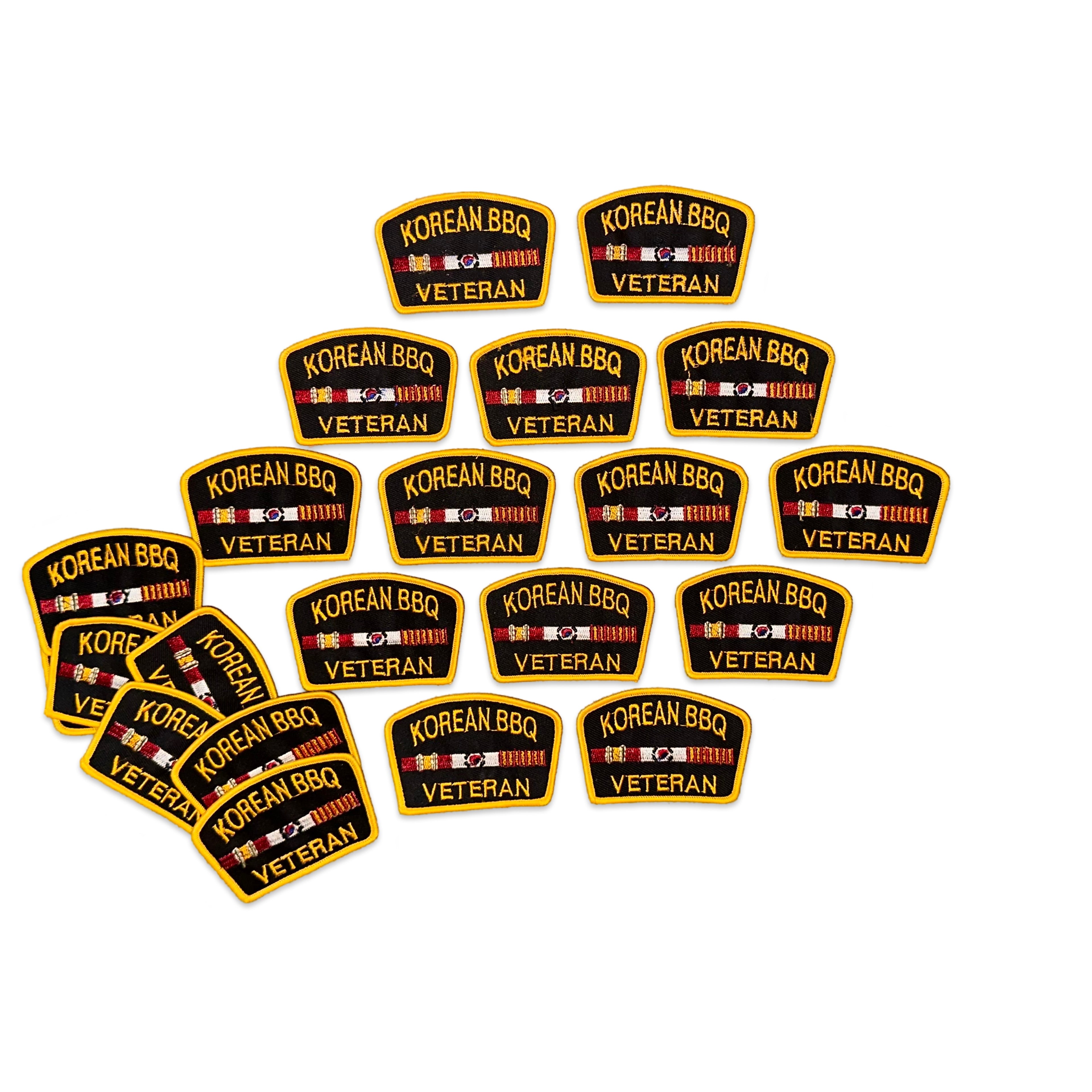 Korean BBQ Veteran Patch (ADHESIVE BACK)