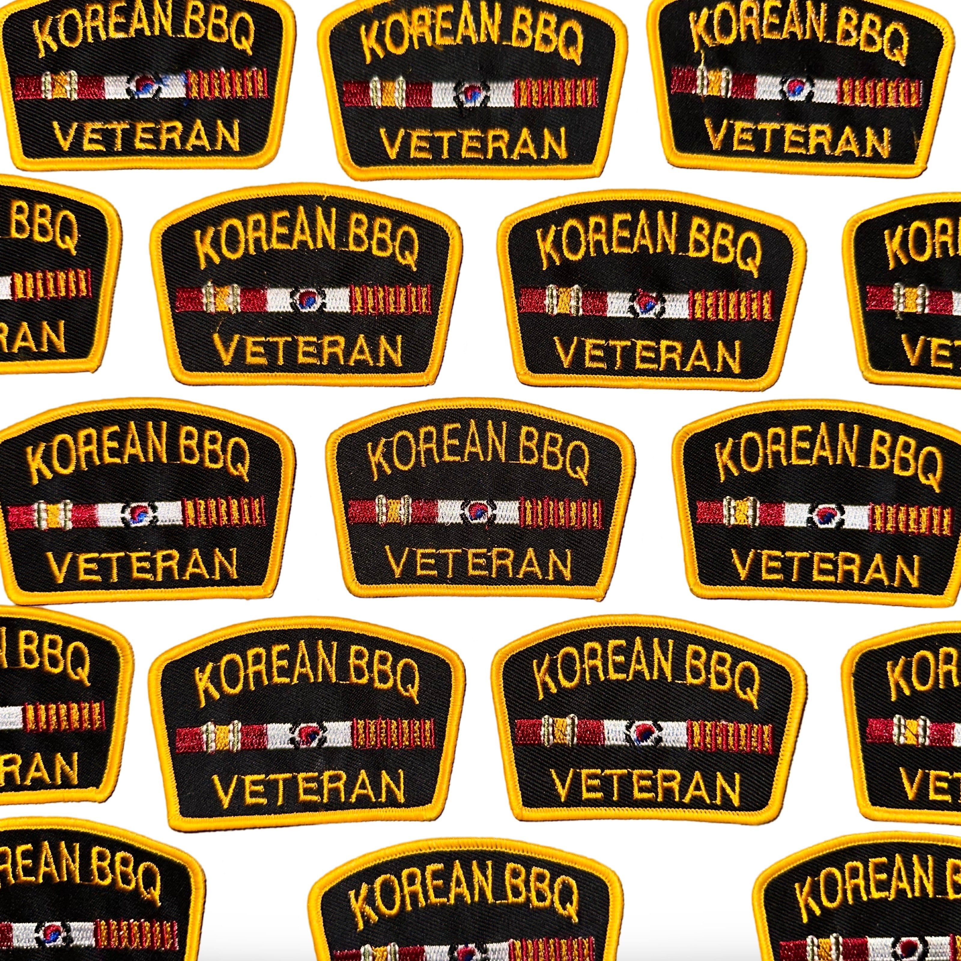 Korean BBQ Veteran Patch (ADHESIVE BACK)