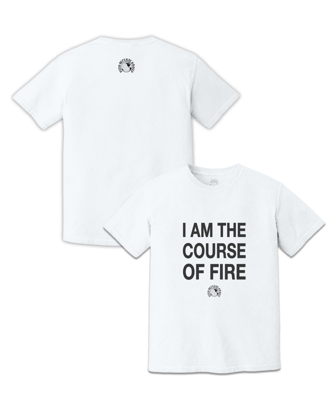 I AM THE COURSE OF FIRE TEE