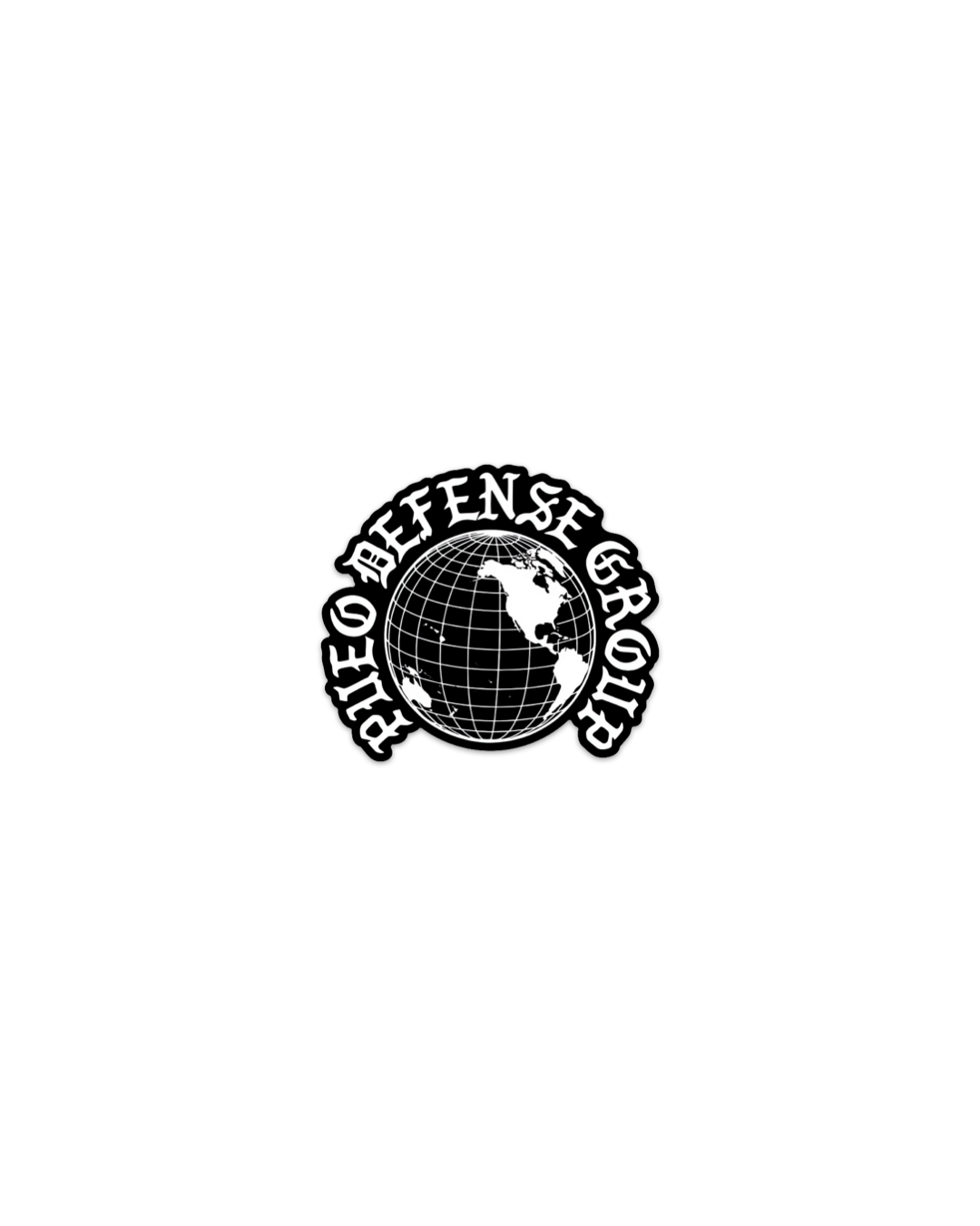 PDG GLOBE STICKER