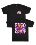 PASSION ORANGE GUAVA PDG OVERSIZED TEE - BLACK