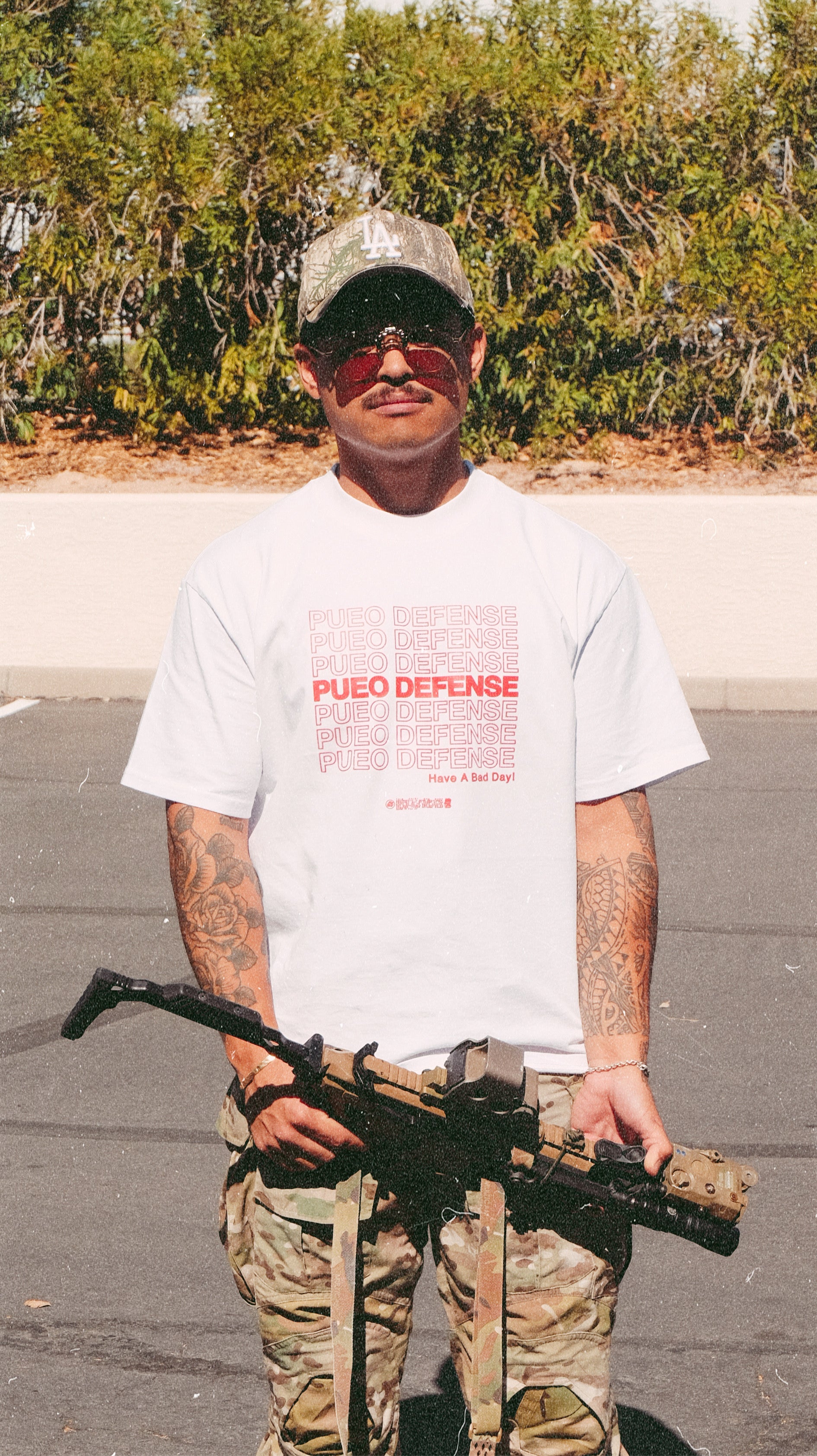 Have A Bad Day! Tee - White Heavy