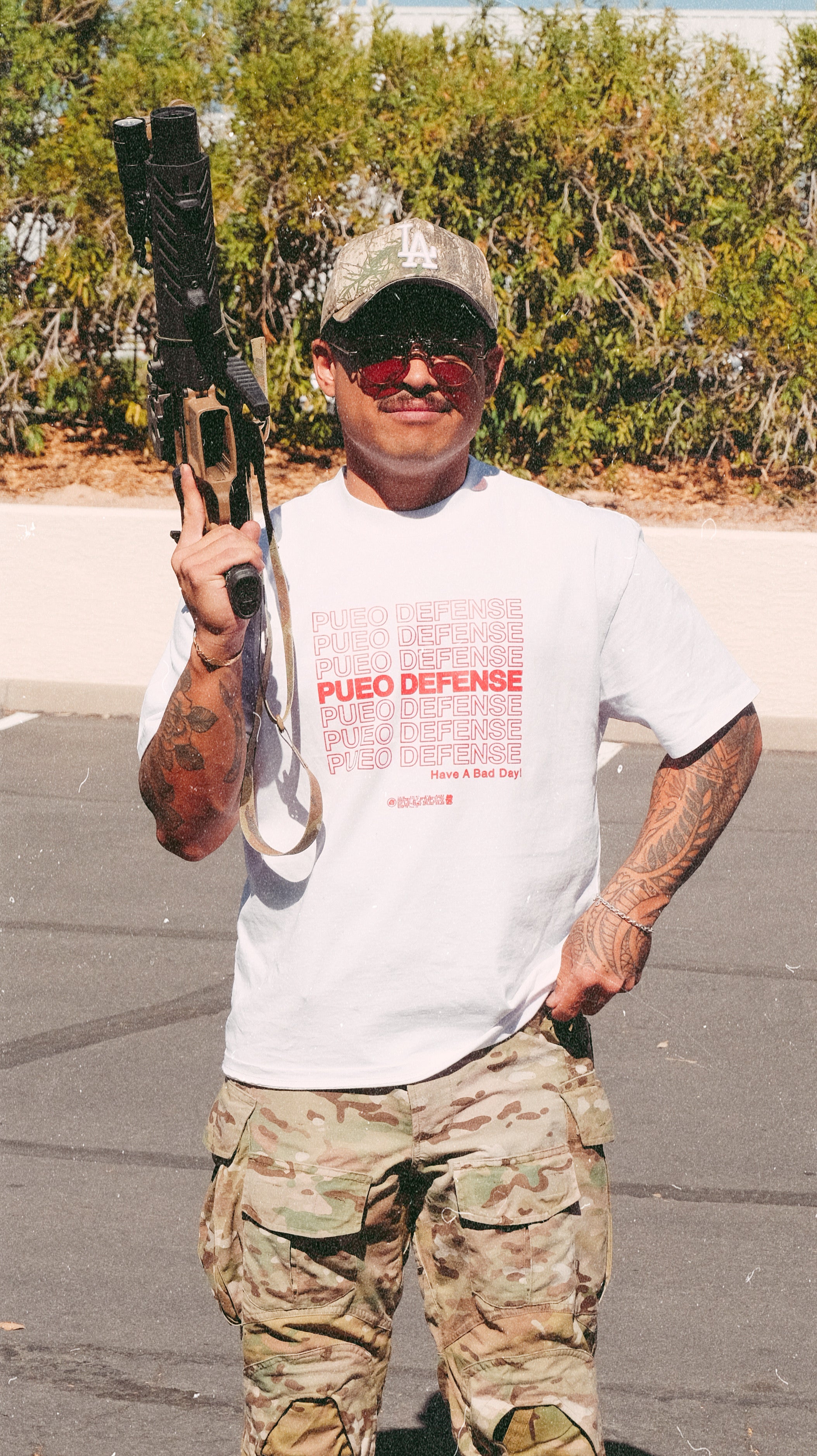 Thank You/Have A Bad Day! - Heavy Tee (White)