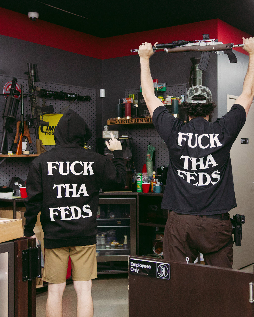 F*CK THA FEDS OVERSIZED HOODIE