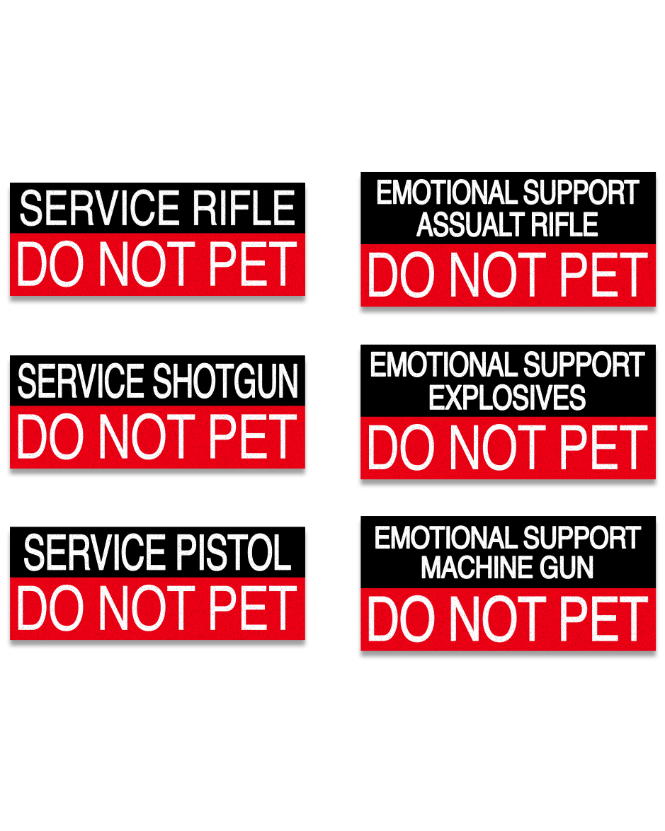 DO NOT PET STICKERS