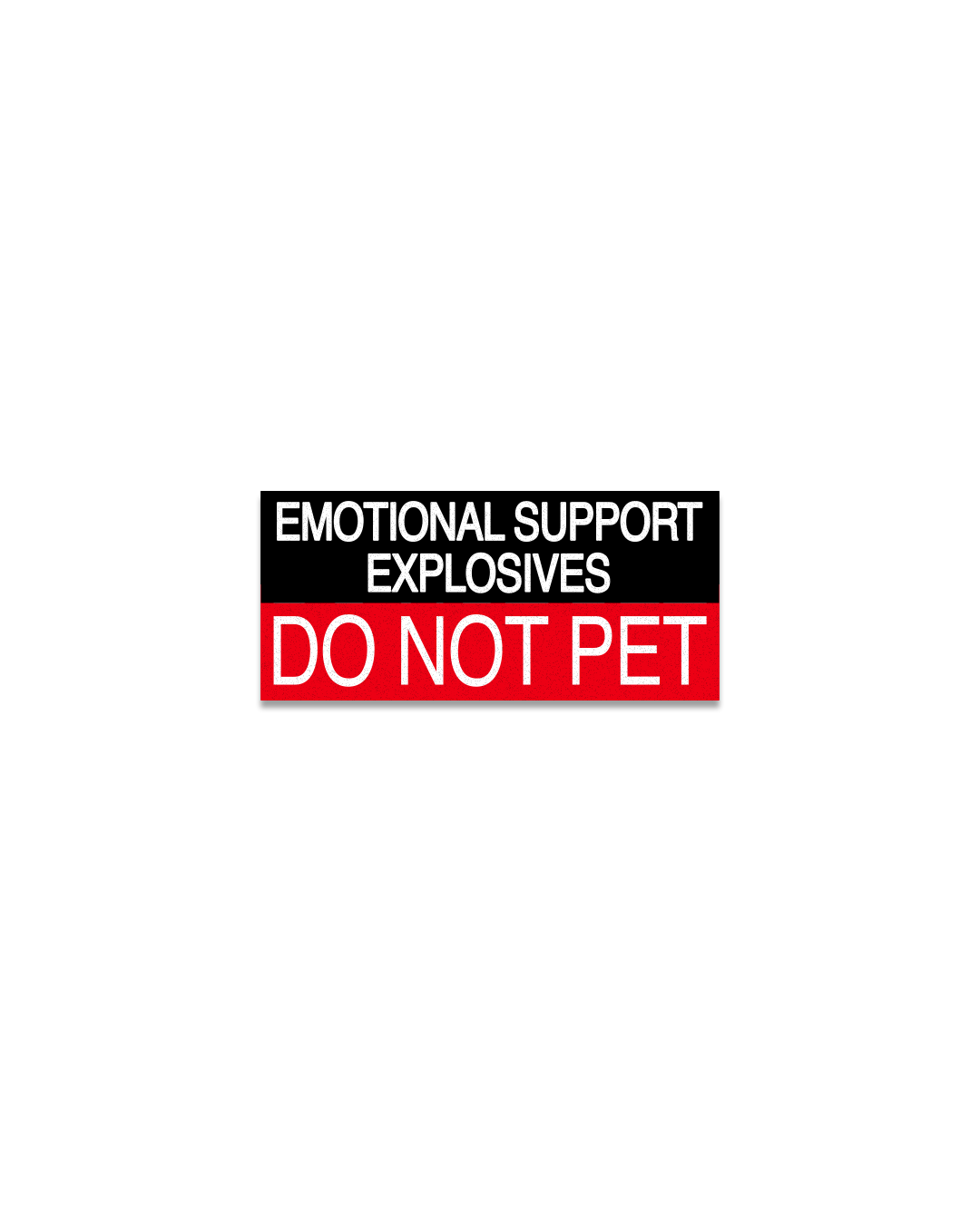 DO NOT PET STICKERS