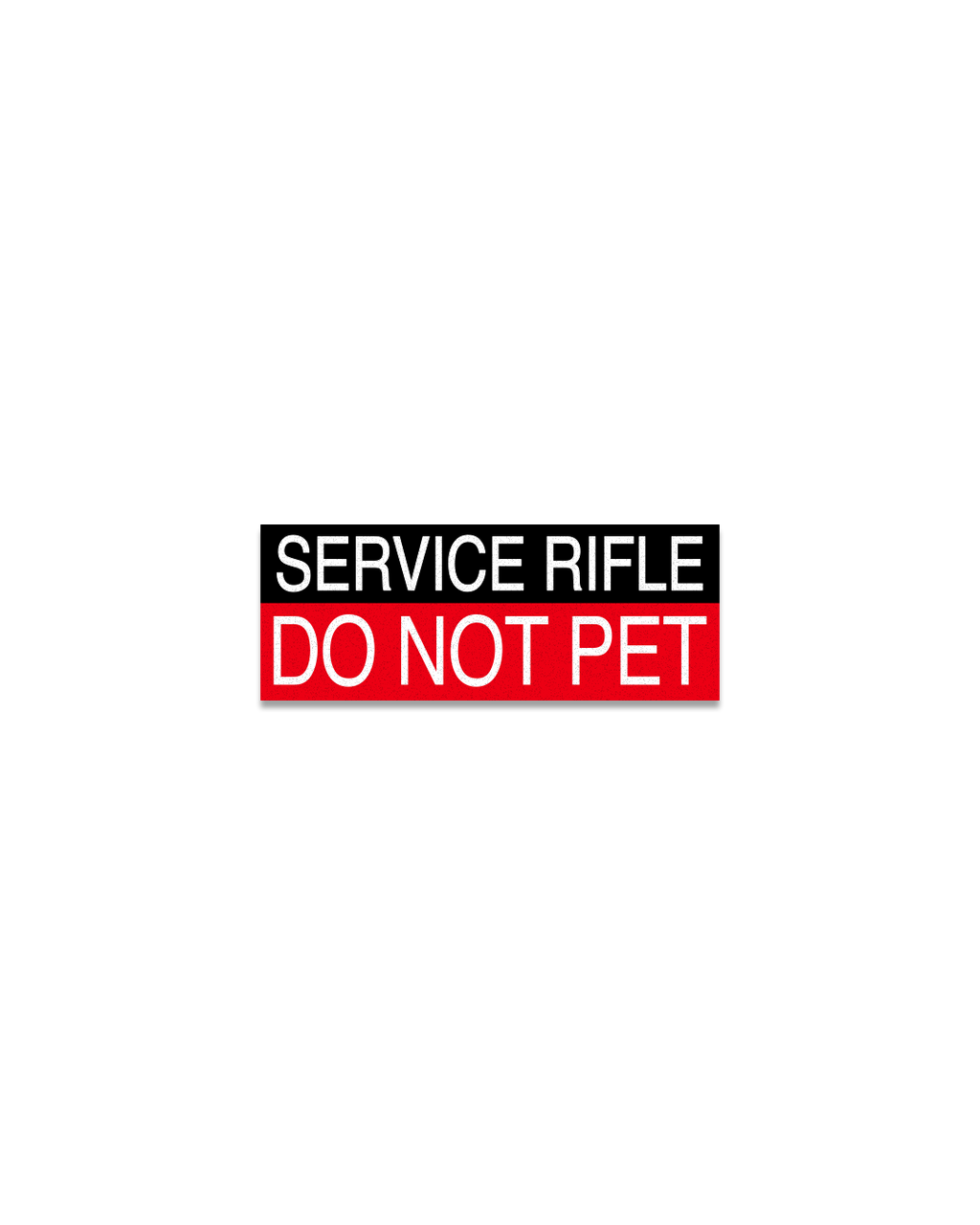DO NOT PET STICKERS