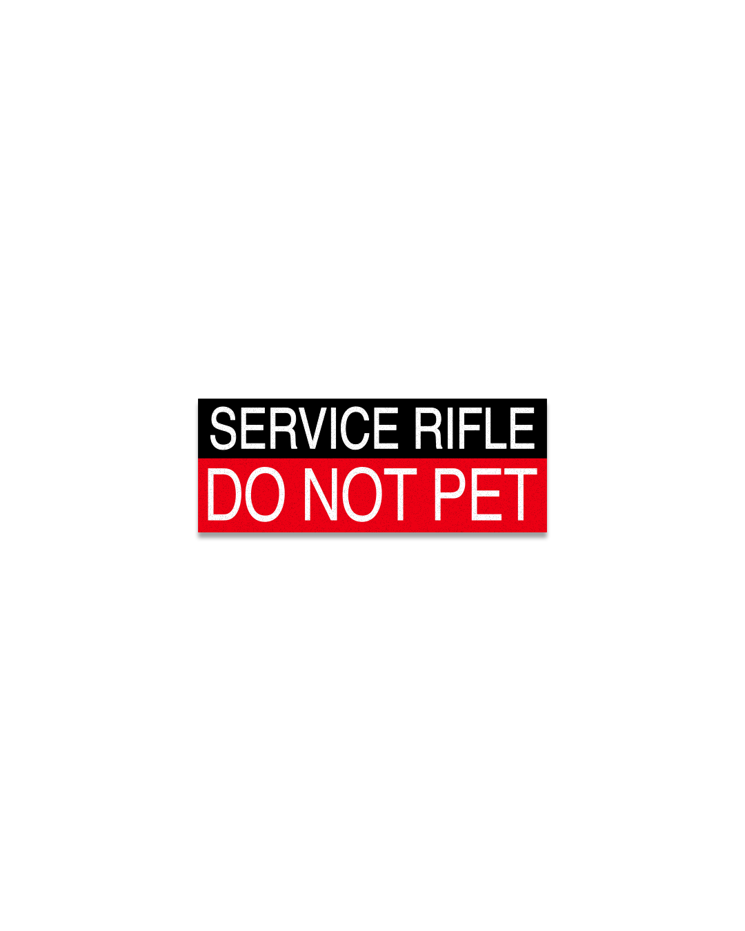 DO NOT PET STICKERS